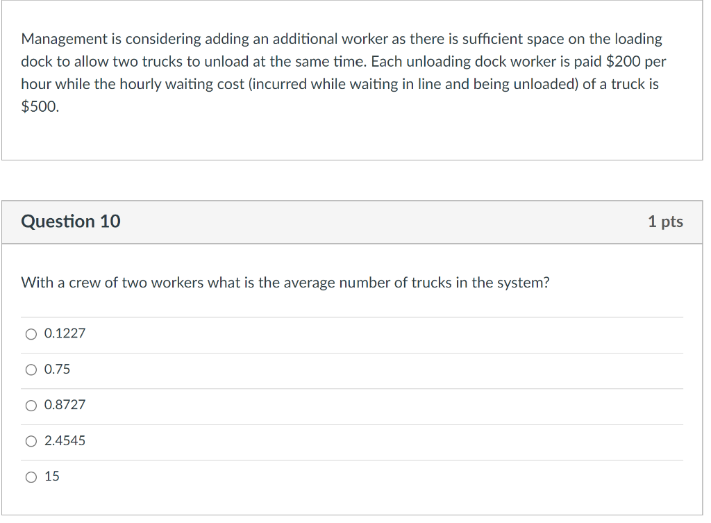 Please answer these 3 Management is considering