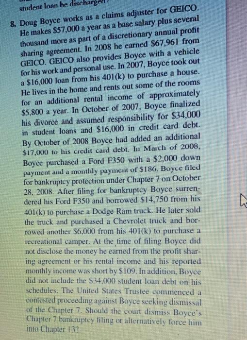 please help me answer this question by Using IRAC