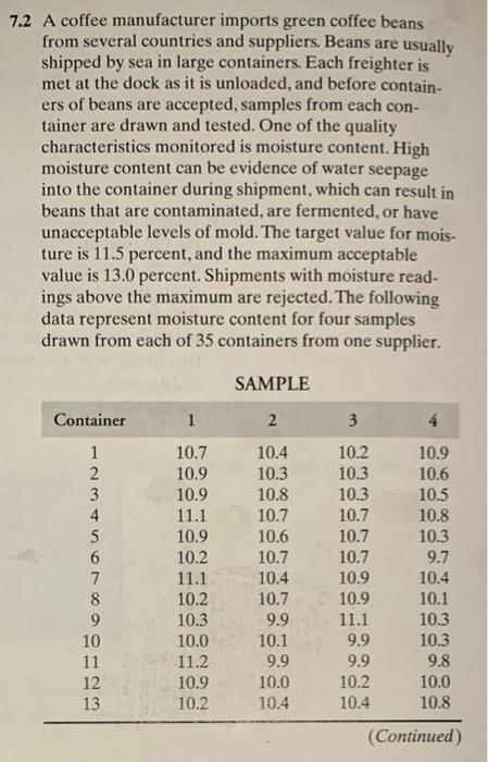 Can someone solve these problems in Excel? 7.2 A