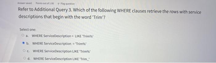 Refer to Additional Query 4. Modify the SQL
