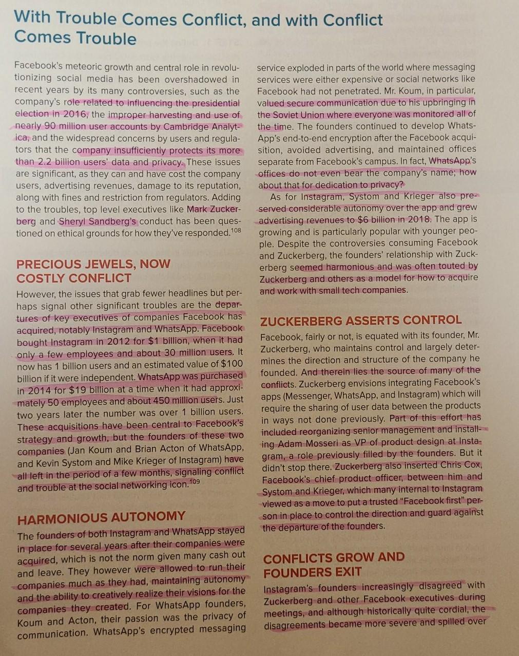 Read the article and write a one page response