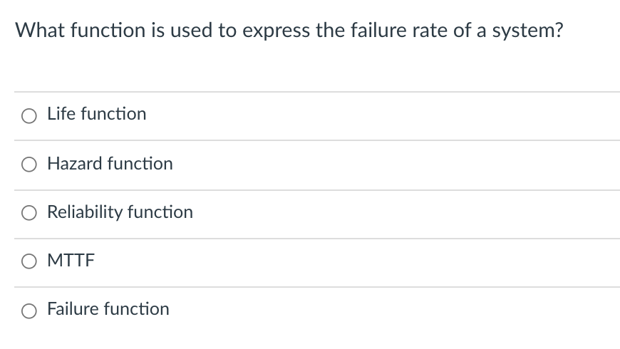When studying the system's reliability, what