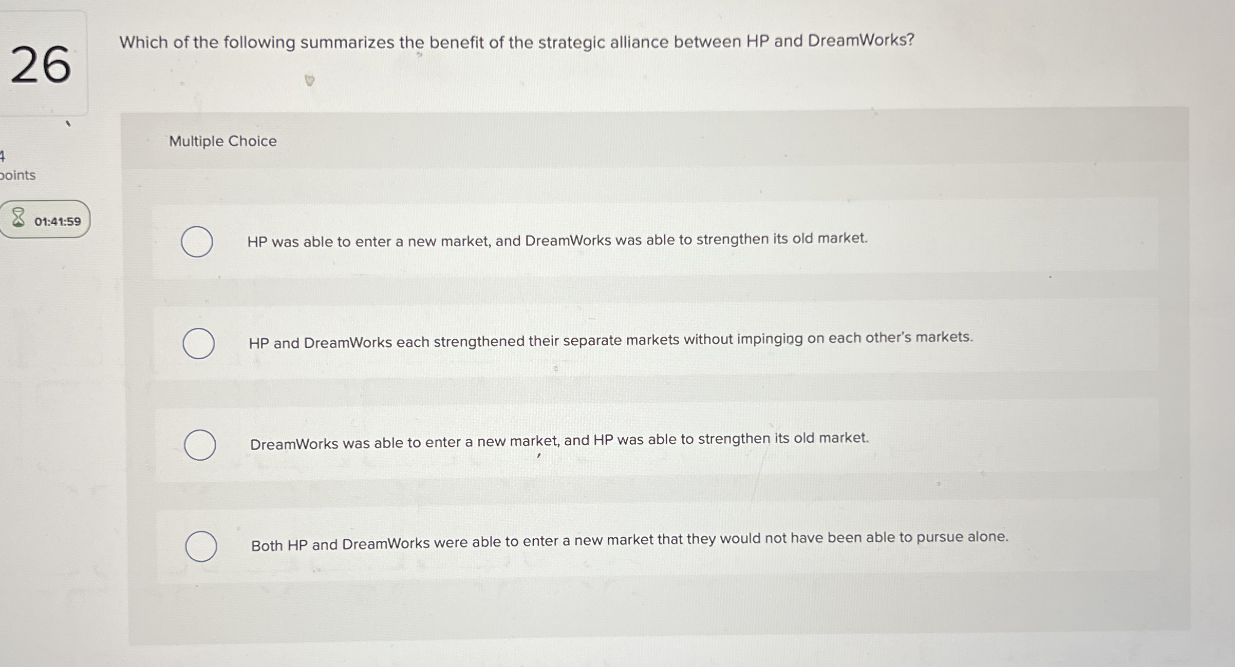 2 6 Which of the following summarizes the benefit