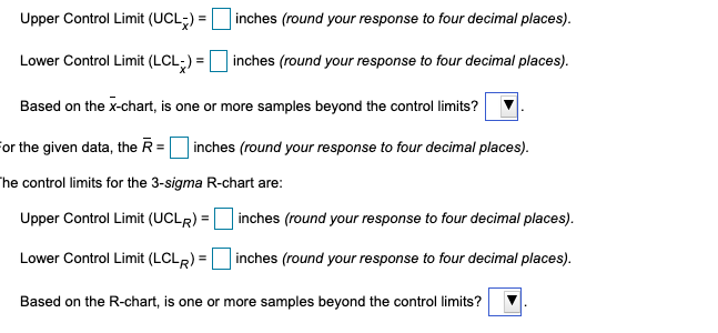 . Sample Size, n 2 3 M 4 5 6 6 7 8 9 Mean Factor,