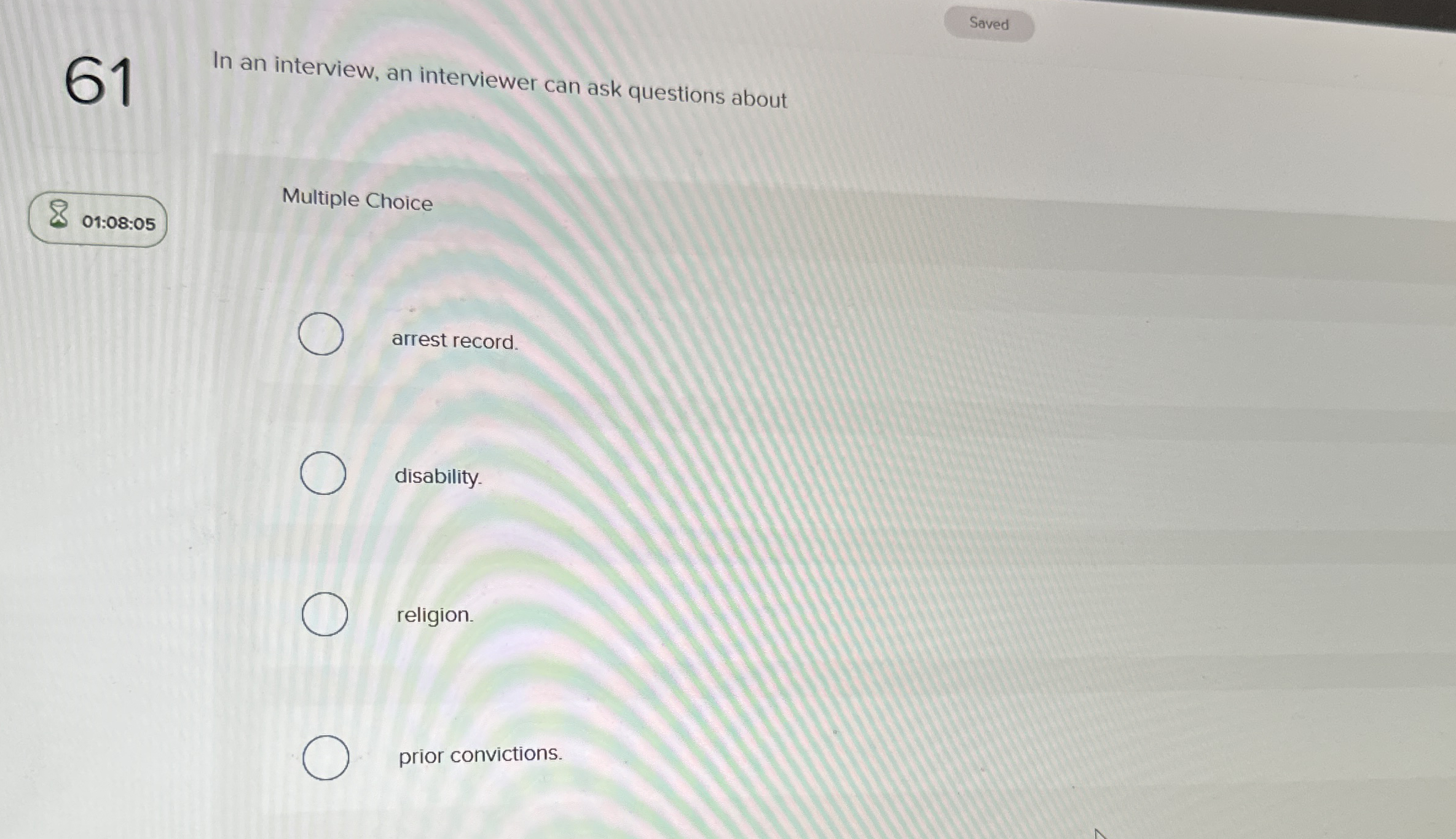 6 1 In an interview, an interviewer can ask