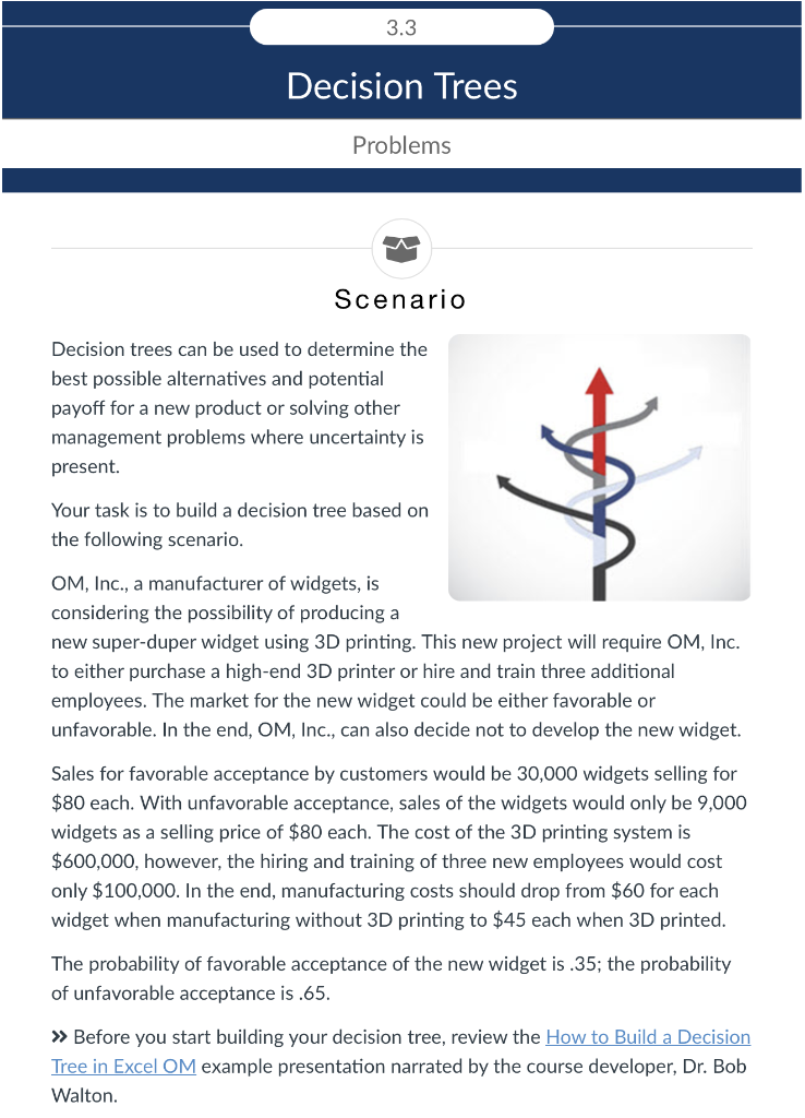 Can you also explain how to make the decision