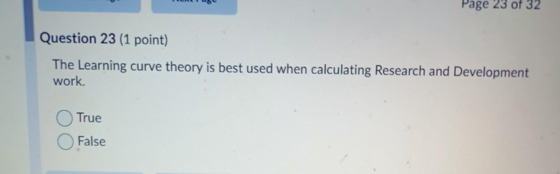 Question 32 (2 points) A project whose CPI and
