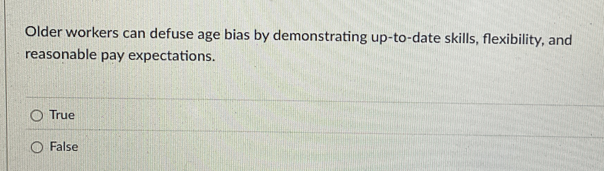 Older workers can defuse age bias by