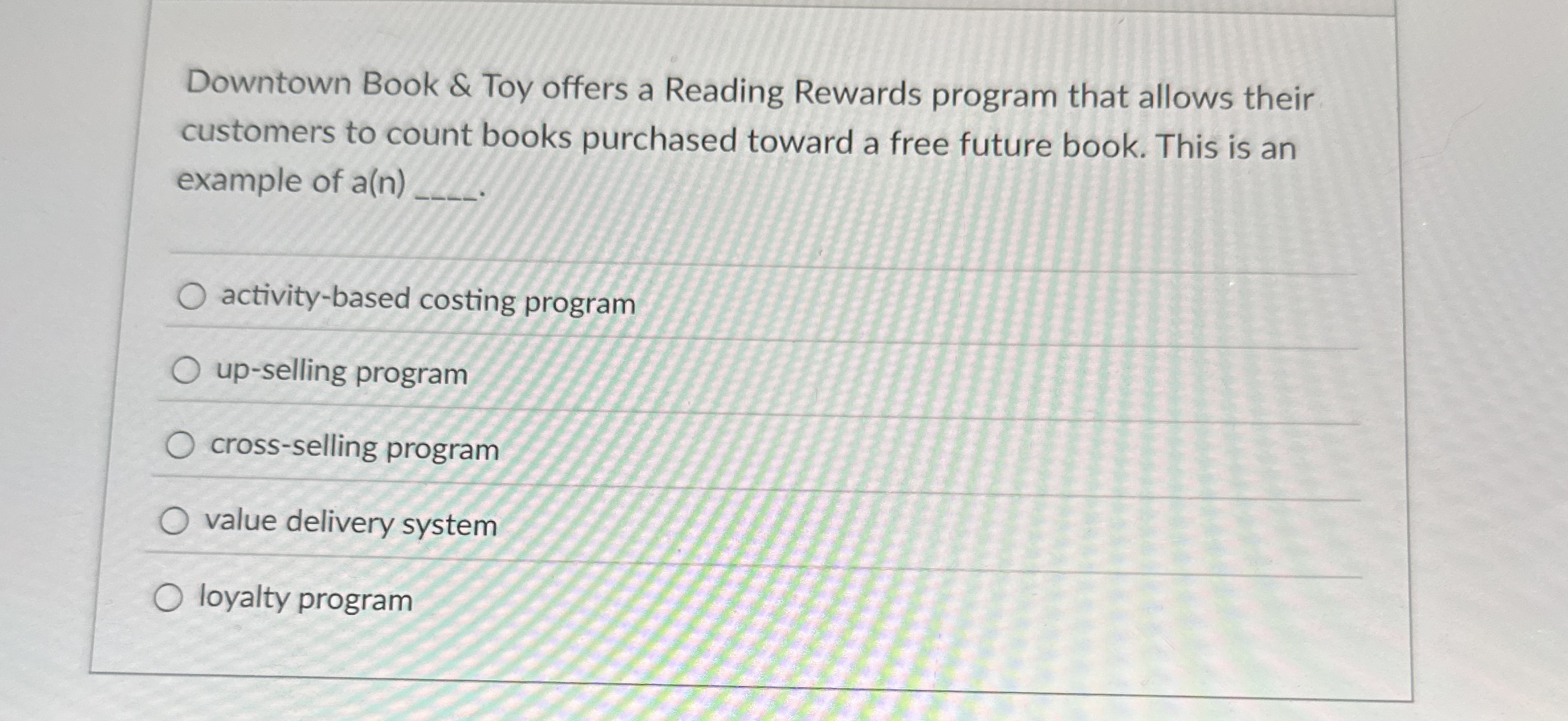 Downtown Book & Toy offers a Reading Rewards
