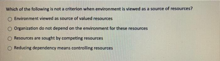 i need the answer Which of the following is not a