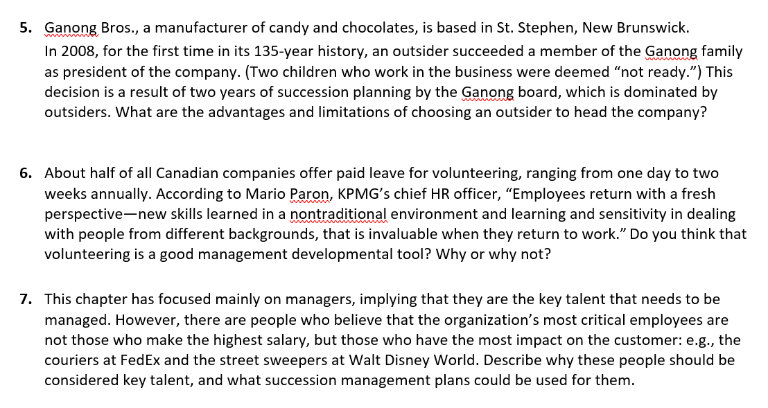 1. Imagine that you have a friend who owns and