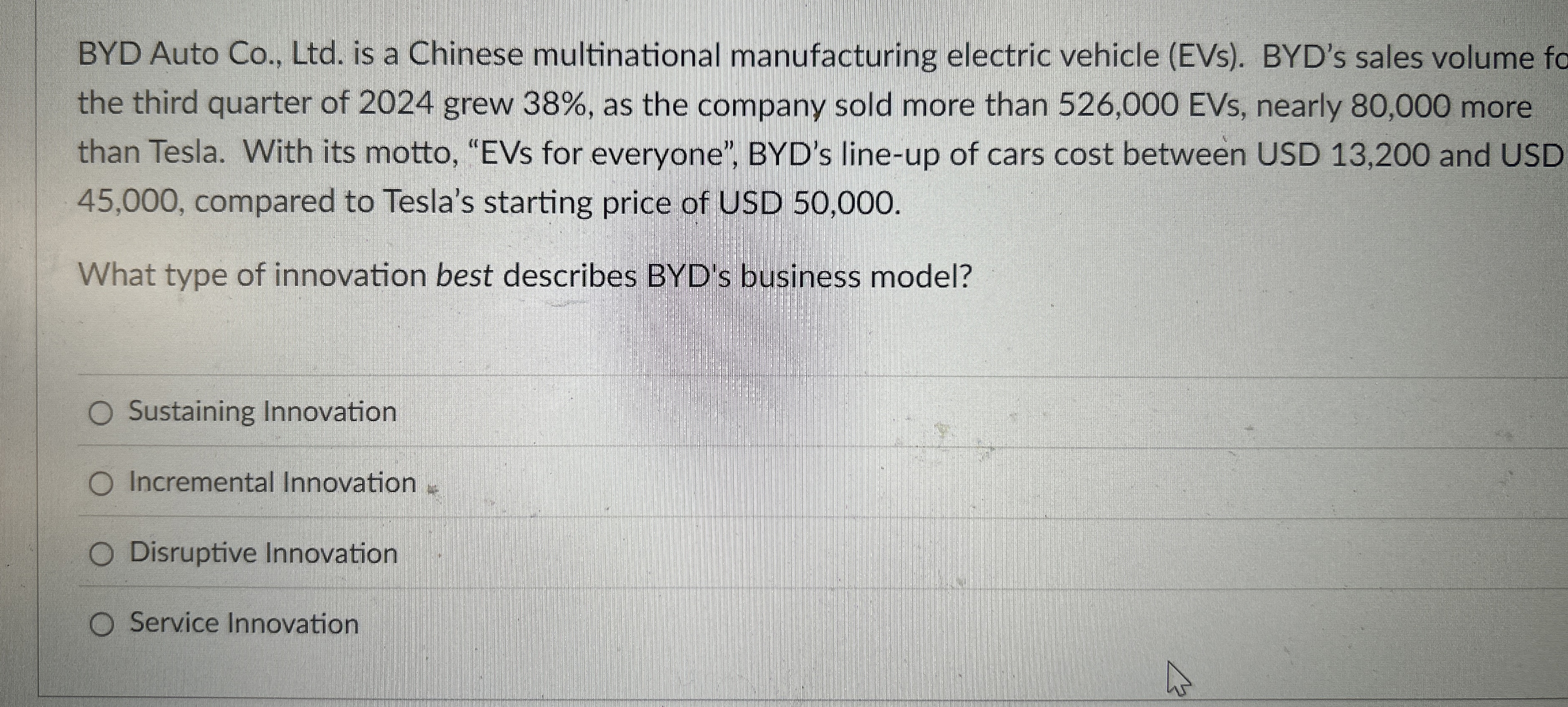 BYD Auto Co . , Ltd . is a Chinese multinational