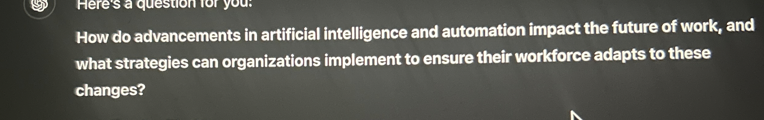 How do advancements in artificial intelligence