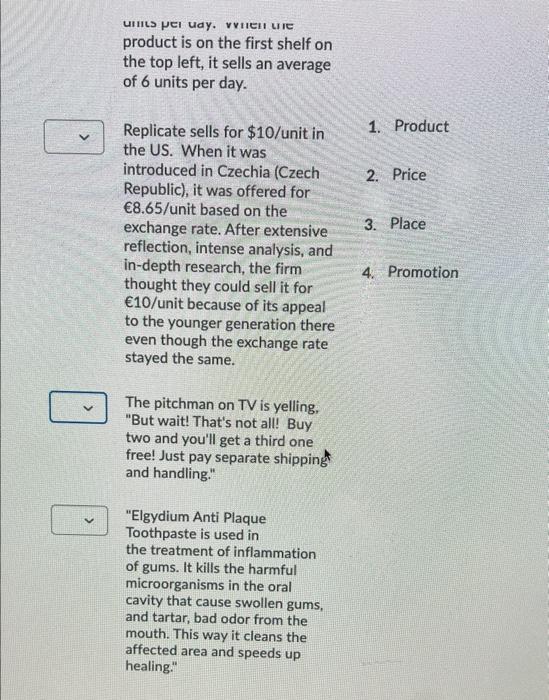 Question 4 (1 point) The term "marketing mix" is
