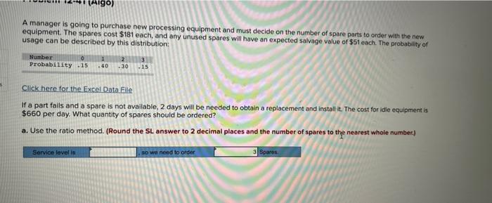 Aigo) A manager is going to purchase new