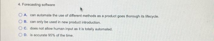 11 Picking the Right Forecasting Technique