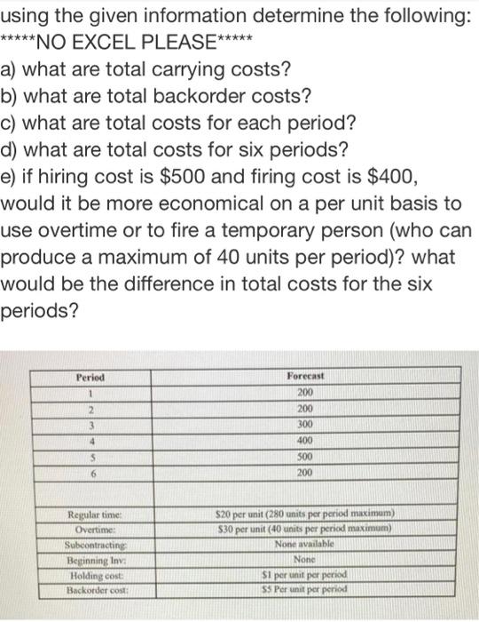 Please show workings!!! Thank you!! using the