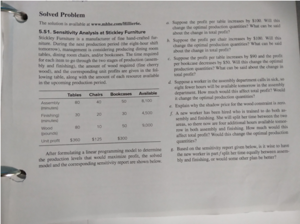 Only need parts D,E,F,G Solved Problem The