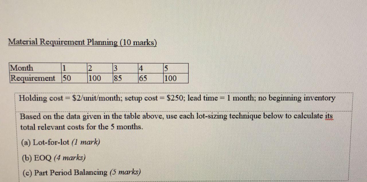 Please answer all three parts with clear working