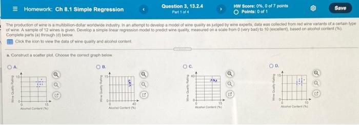 = Homework: Ch 8.1 Simple Regression Question 2,