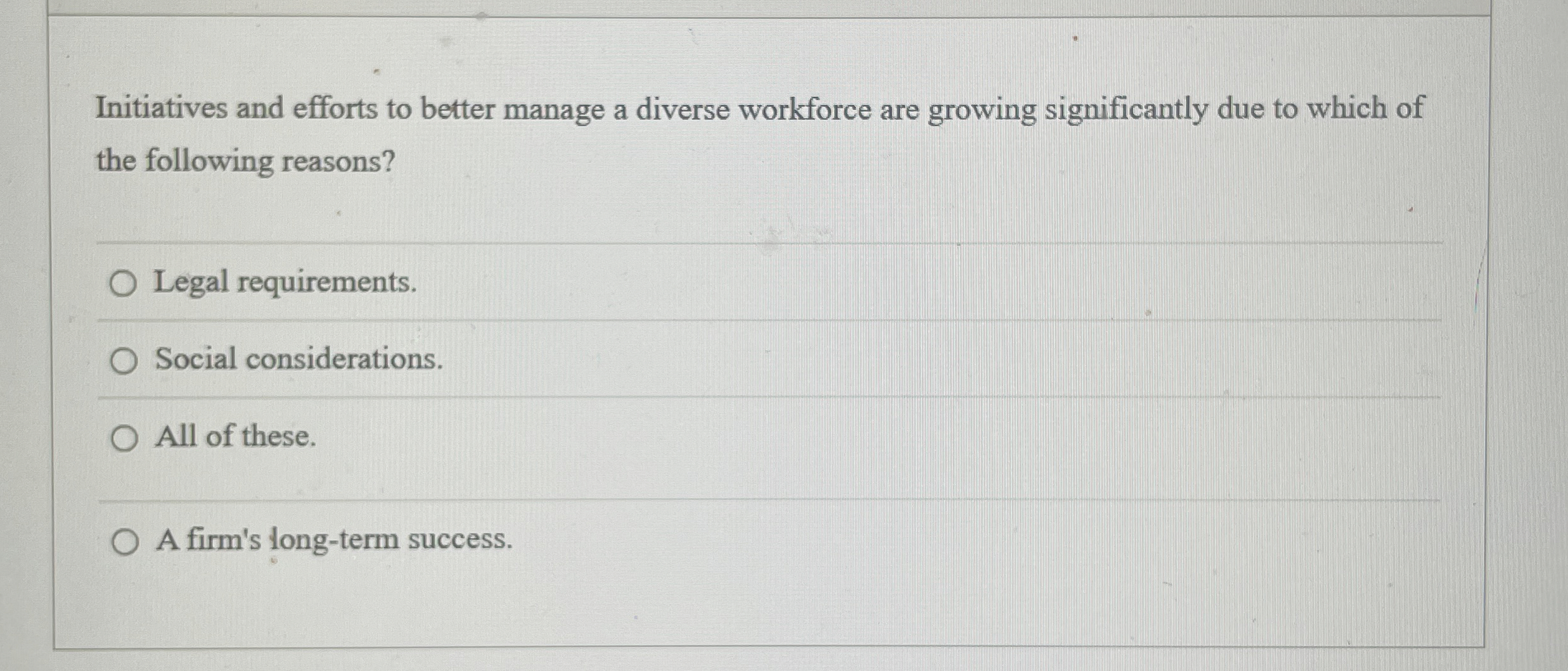 Initiatives and efforts to better manage a