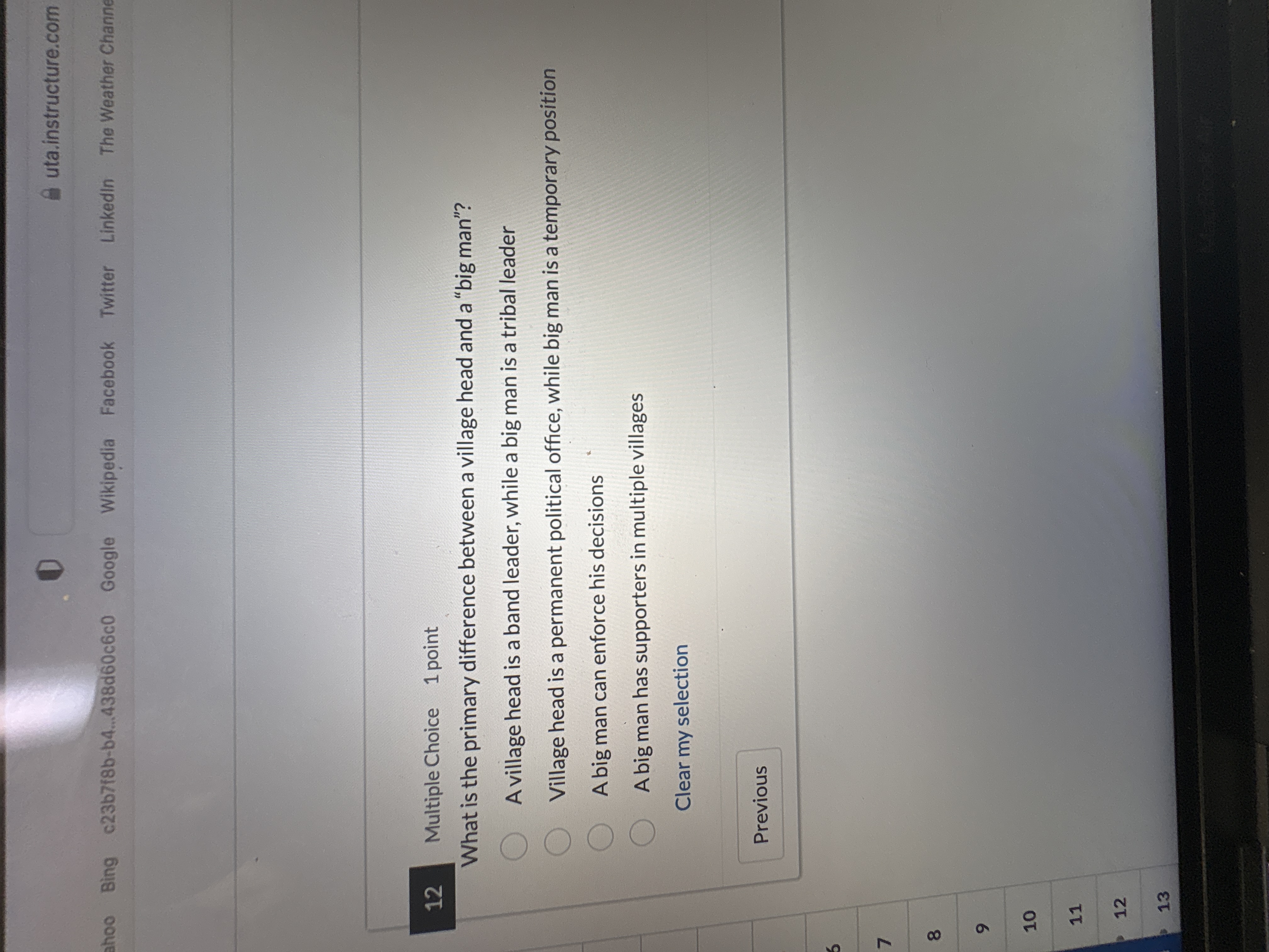 What is the primary difference between a village