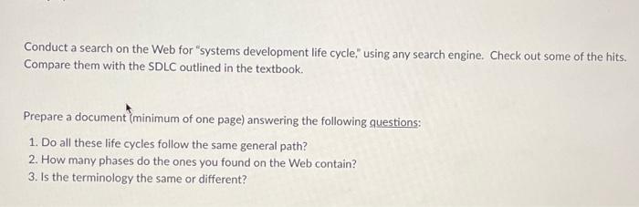 Conduct a search on the Web for "systems