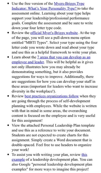 Submit a Self-Development Plan for strengthening