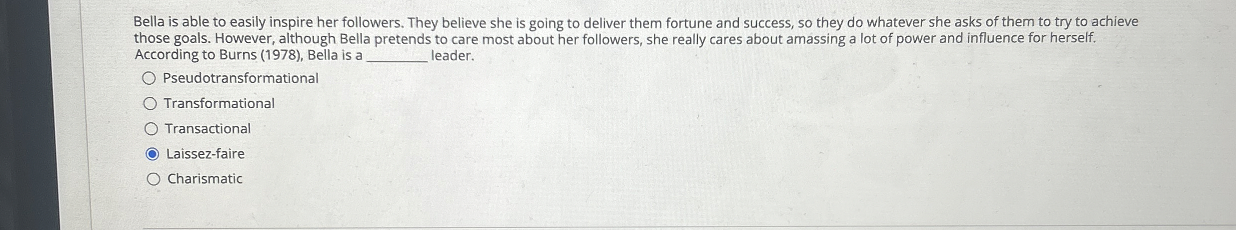 Bella is able to easily inspire her followers.