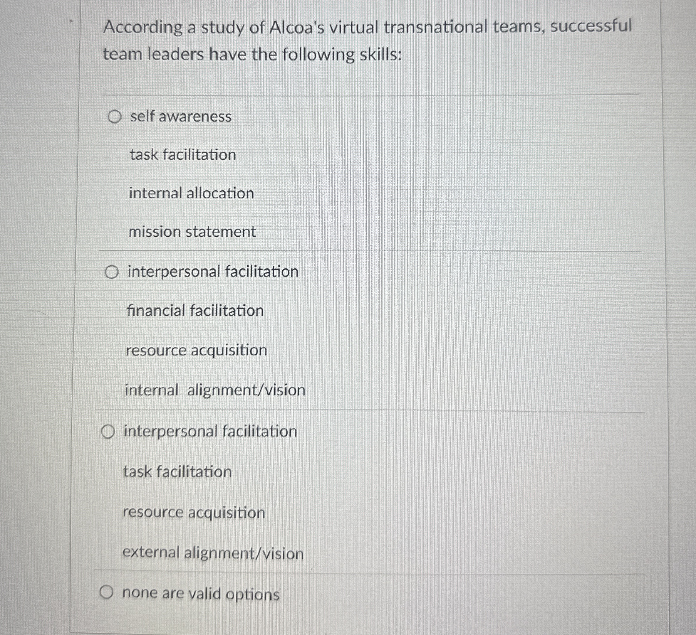 According a study of Alcoa's virtual