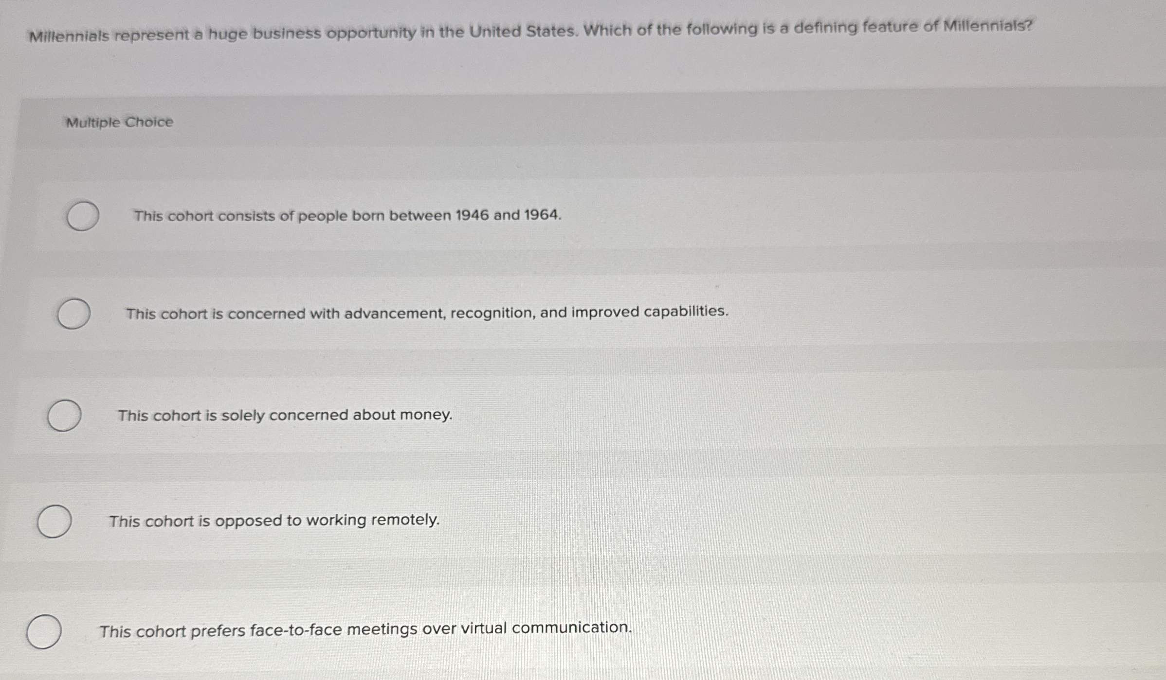 Millennials represent a huge business opportunity