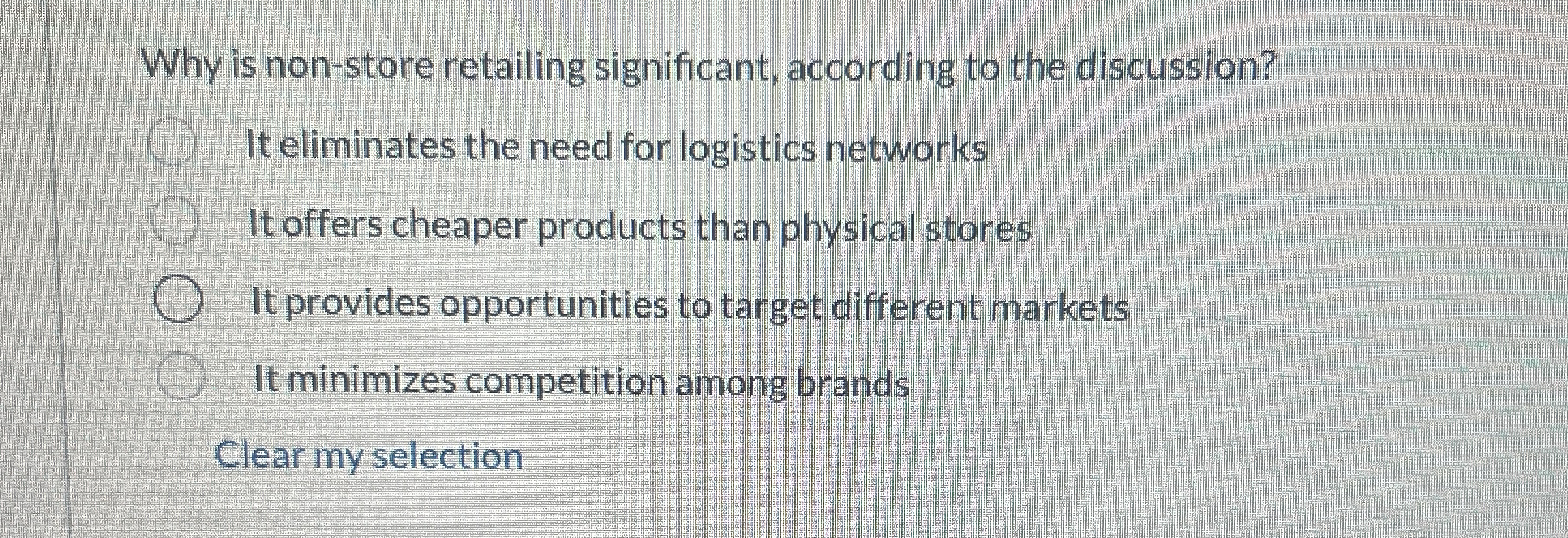 Why is non - store retailing significant,