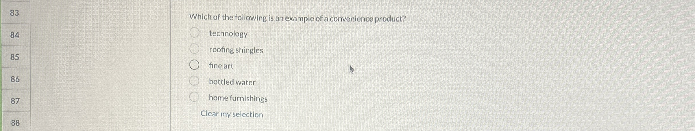 8 3 Which of the following is an example of a