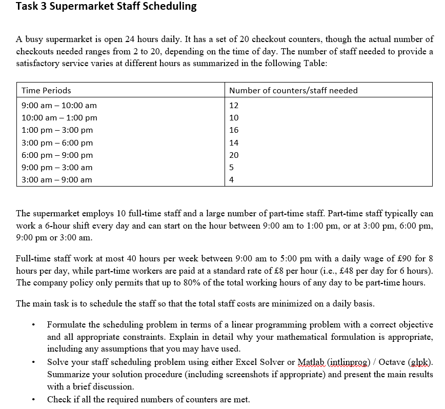 Please I need a solution using Matlab and