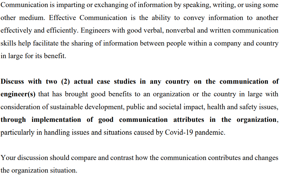 Communication is imparting or exchanging of