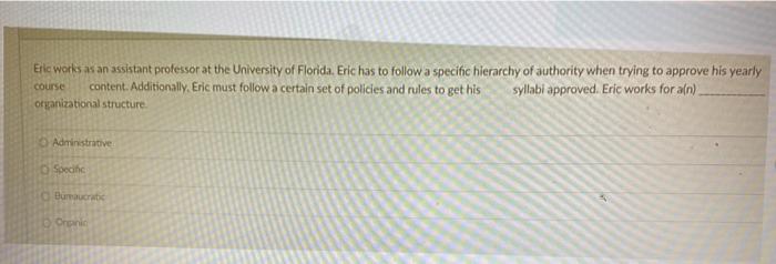 Eric works as an assistant professor at the