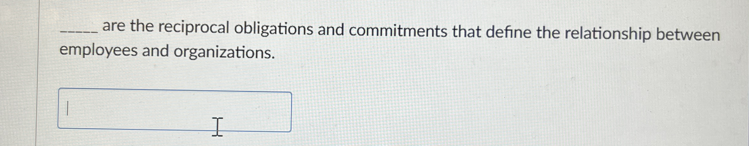 are the reciprocal obligations and commitments