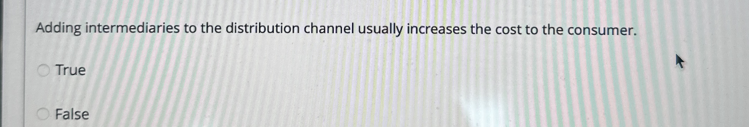 Adding intermediaries to the distribution channel