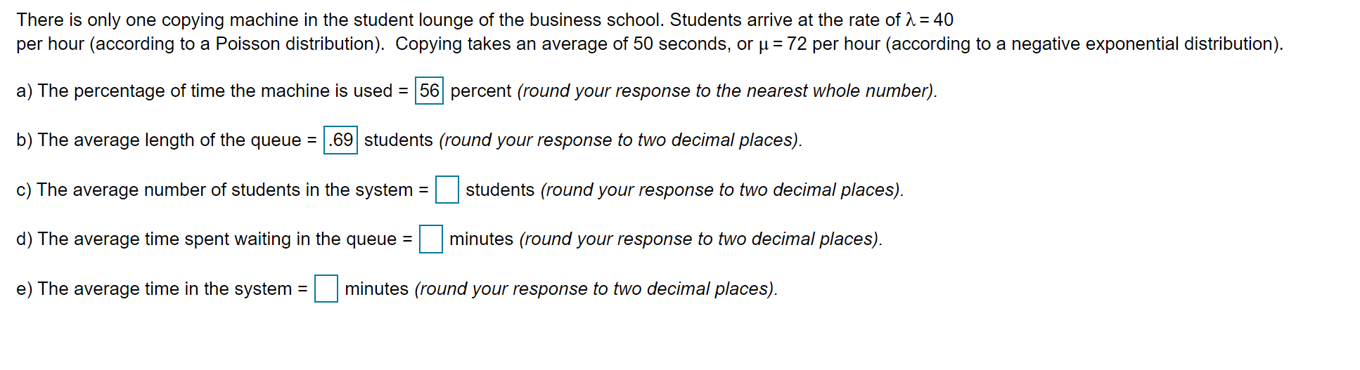 Please answer parts C, D, &E There is only one