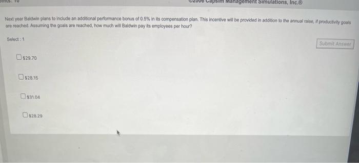 Ms. Jo Lapsim Management Simulations, Inc. Need