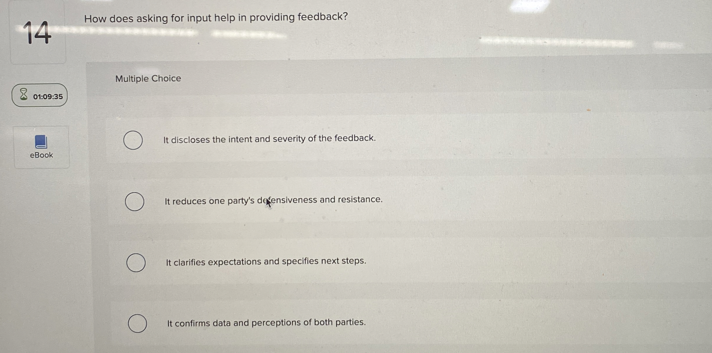 1 4 How does asking for input help in providing