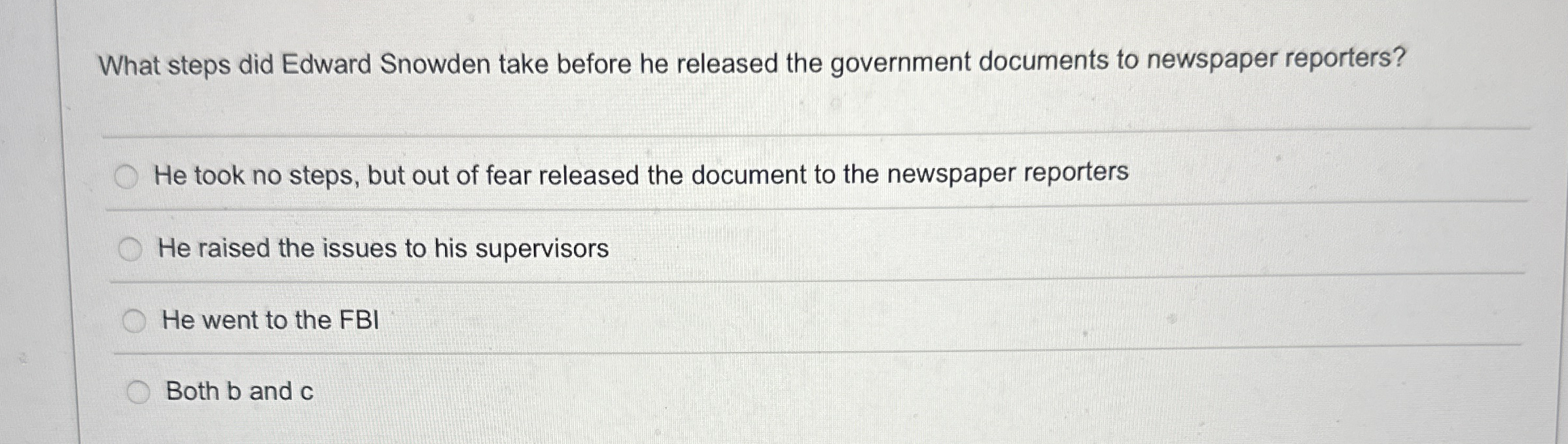 What steps did Edward Snowden take before he