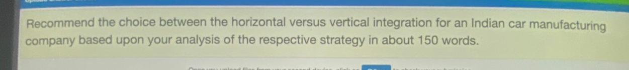 Recommend the choice between the horizontal