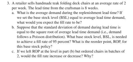 please solve the question: 3. A retailer sells