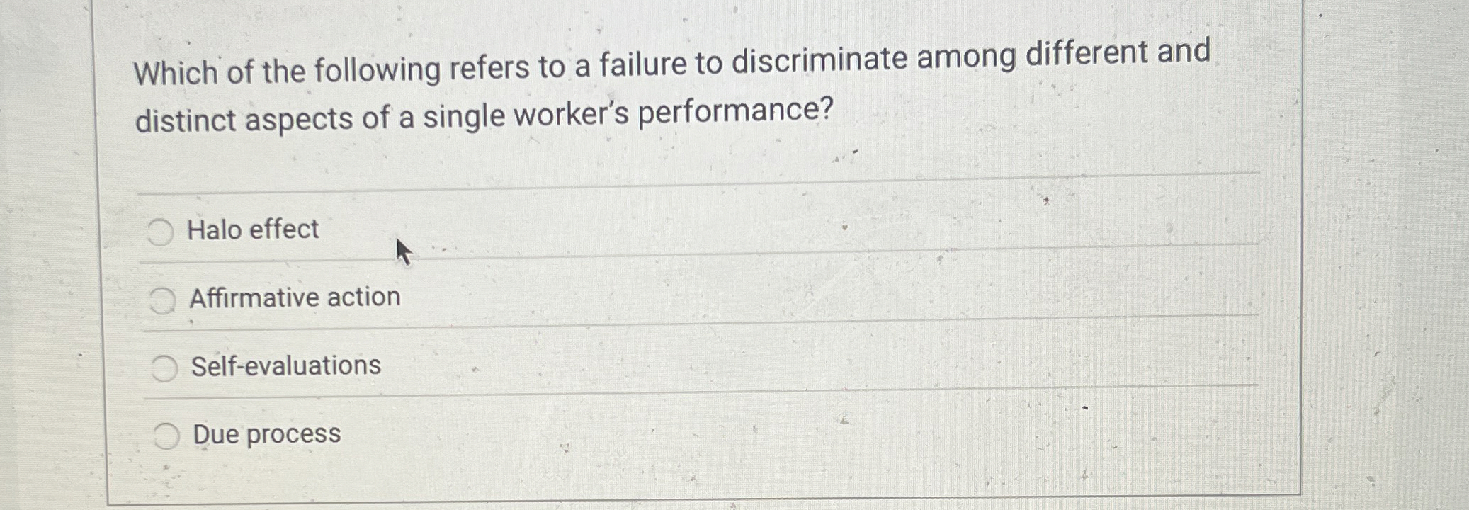 Which of the following refers to a failure to