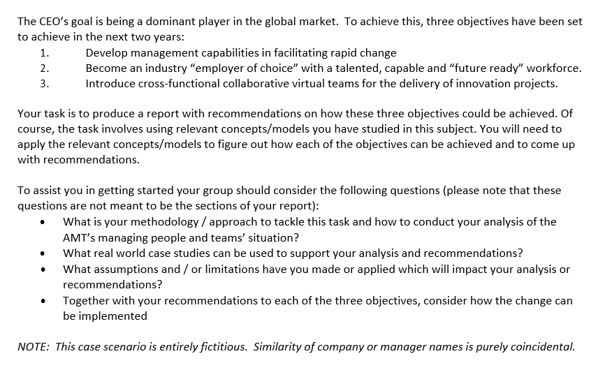 This is a case study of ATM company with its