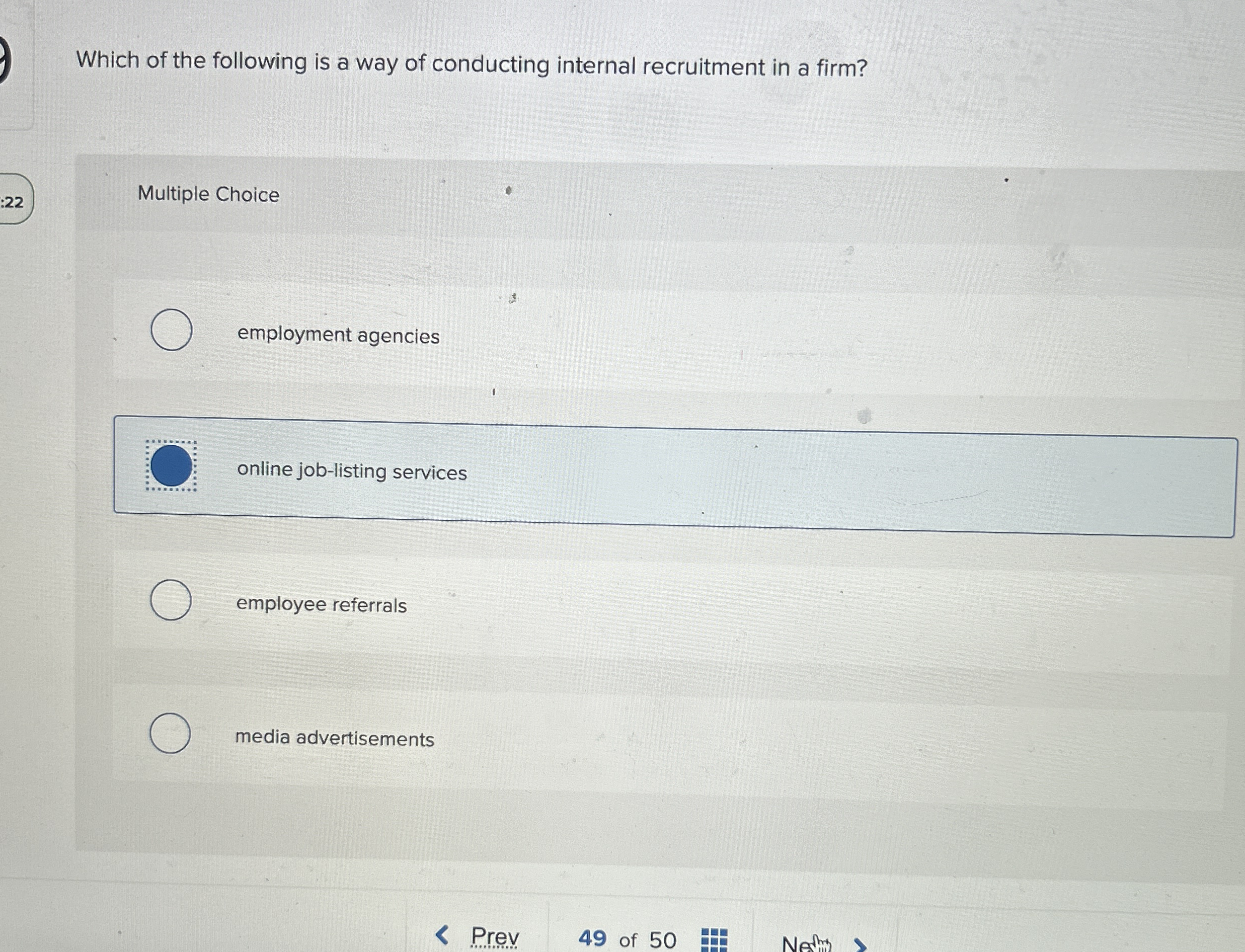 Which of the following is a way of conducting