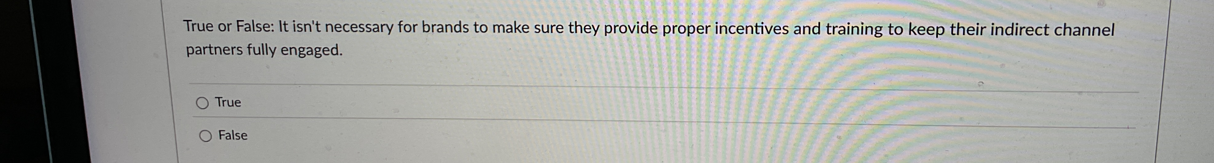 True or False: It isn't necessary for brands to