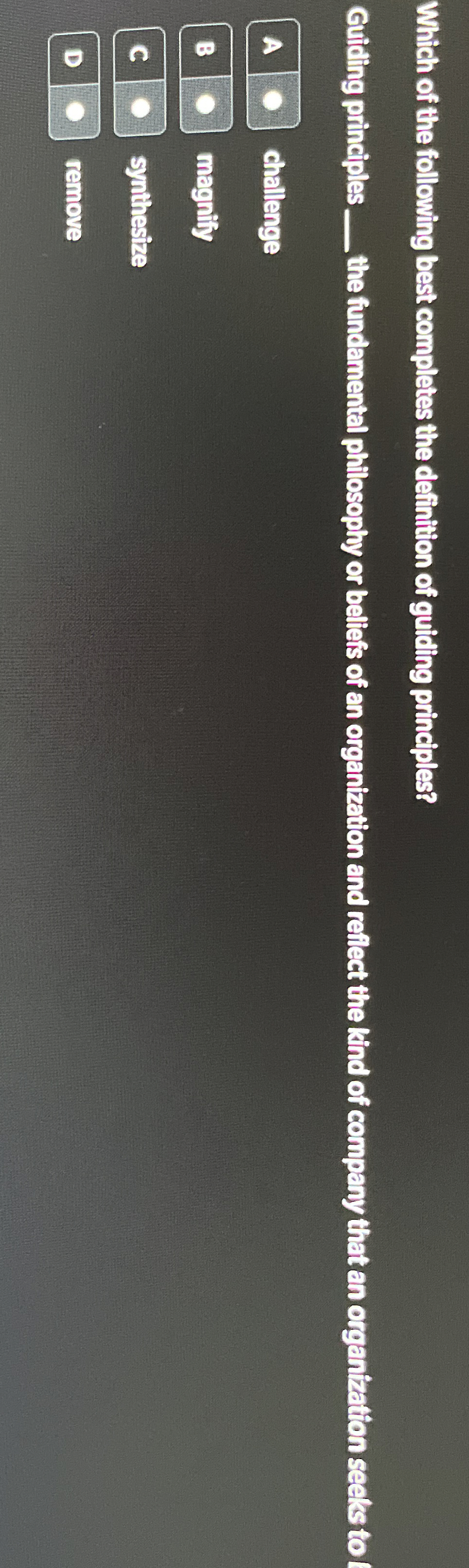 Which of the following best completes the