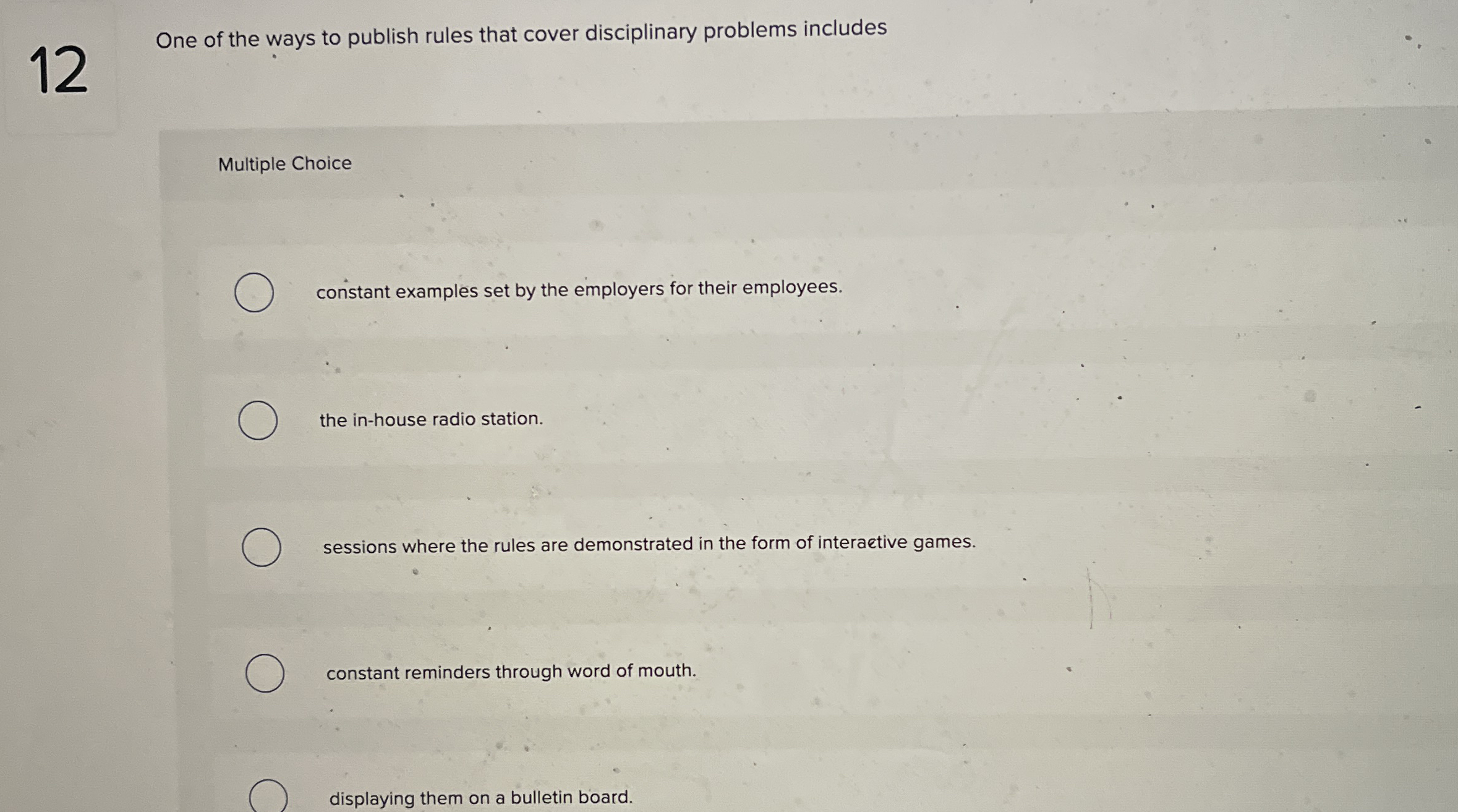 1 2 One of the ways to publish rules that cover